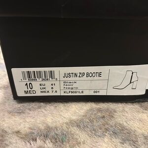 Kenneth Cole Justin zip bootie